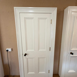 Georgian Style Four Panel Door Plain Mould