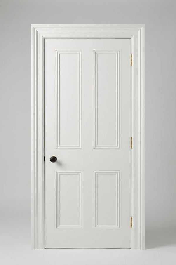 Georgian Style Four Panel Door Plain Mould