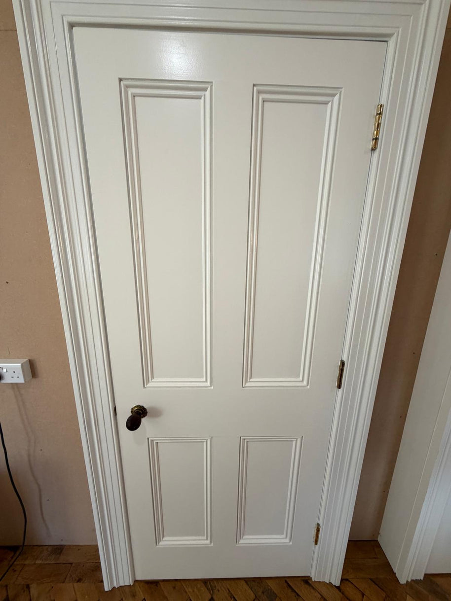 Georgian Style Four Panel Door Plain Mould