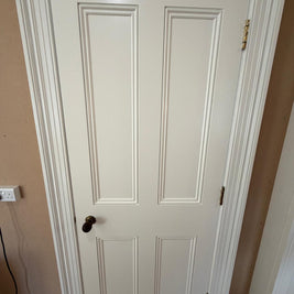Georgian Style Four Panel Door Plain Mould