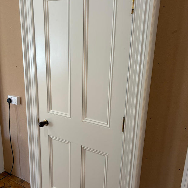 Georgian Style Four Panel Door Plain Mould