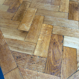 Reclaimed Oak Parquet Bonham Carter House in London
