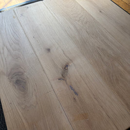 180 x 20mm Pillow Edged (short Lenths 1100mm approx.) Solid Filled Euro Oak Plank Rustic – 73.50M2 Job Lot