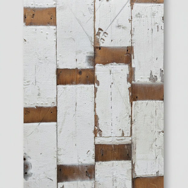 Reclaimed Derby industrial pine wall cladding