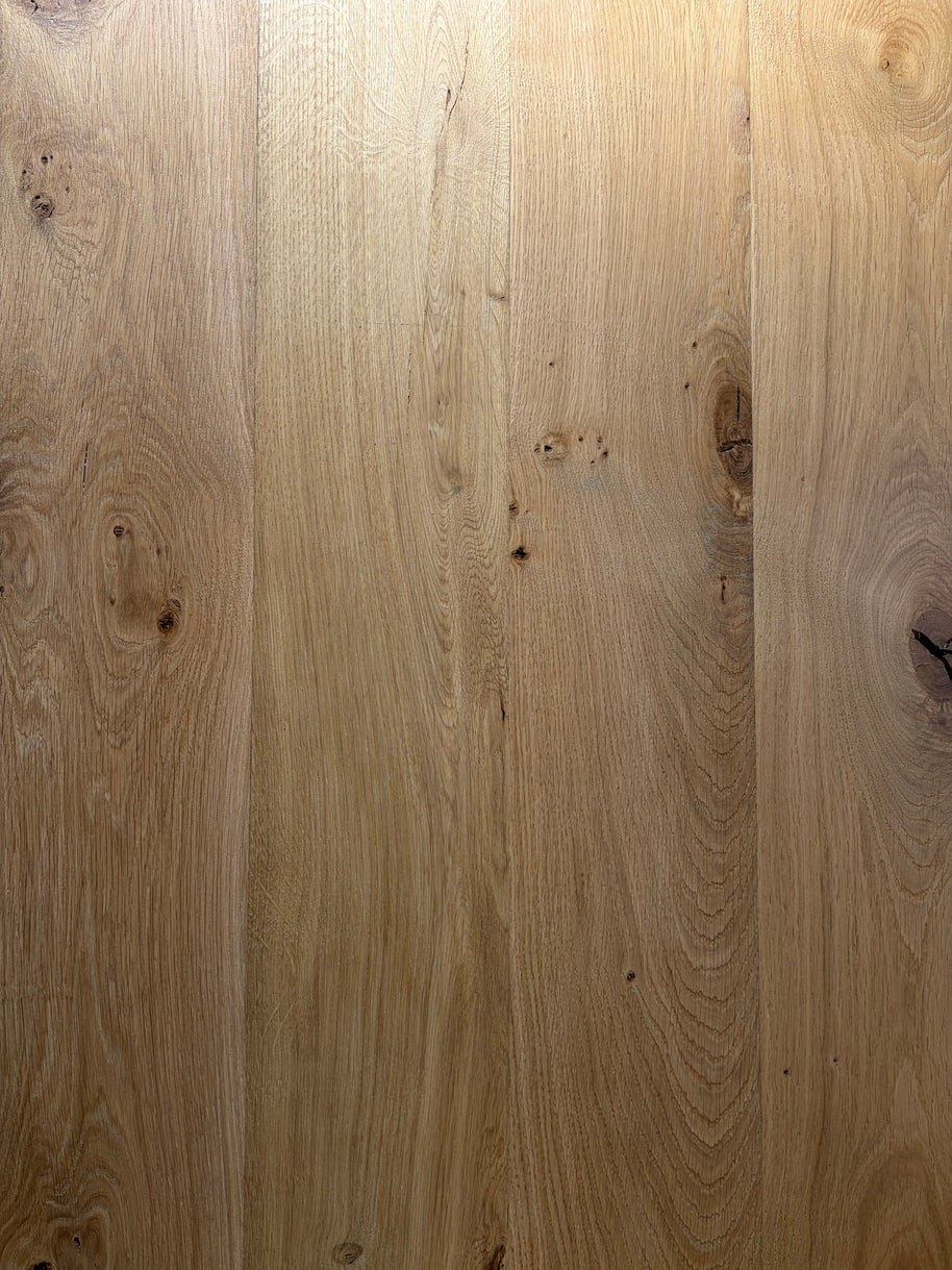 200mm x 20mm Prefinished Oak Solid Special Plank - 9M2 Job Lot