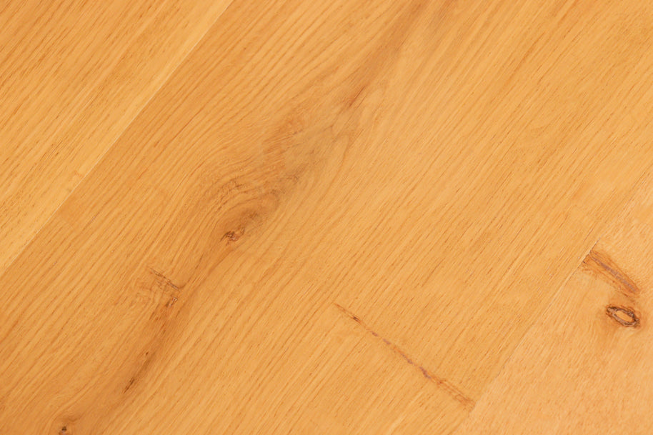 Solid Rustic Unfilled Solid French Oak Plank T&G Square Shoulder