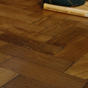 428 x 72 x 28mm Sir Samuel Kelly Teak Parquet T&G - 2.5M2 Job Lot
