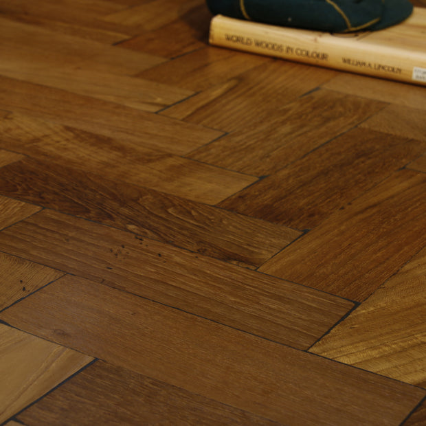 215 x 72 x 28mm Sir Samuel Kelly Teak Parquet T&G - 5M2 Job Lot
