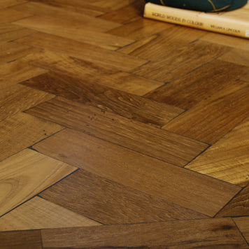 215 x 72 x 28mm Sir Samuel Kelly Teak Parquet T&G - 5M2 Job Lot