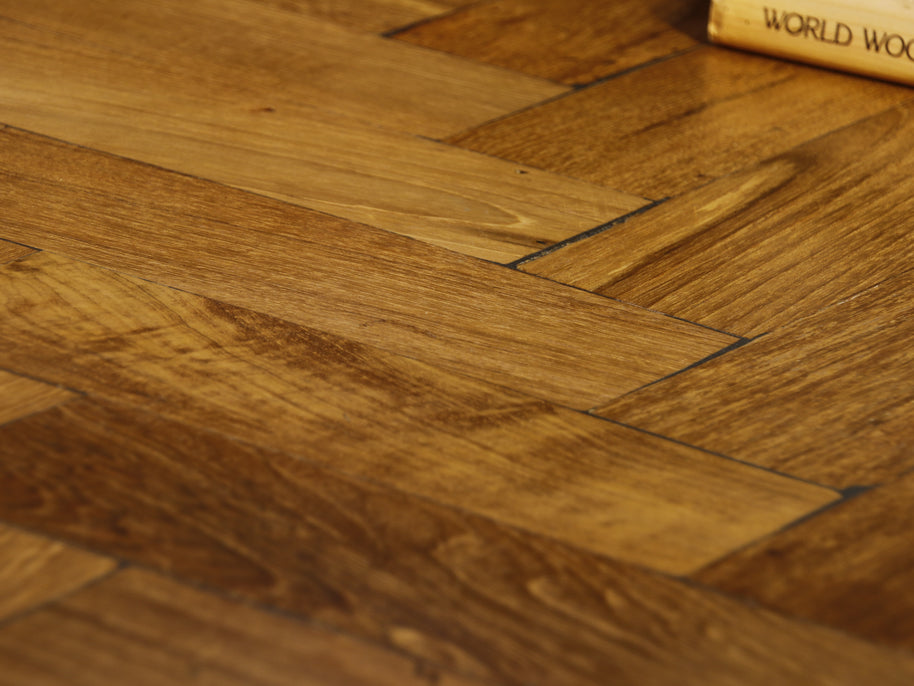 428 x 72 x 28mm Sir Samuel Kelly Teak Parquet T&G - 2.5M2 Job Lot