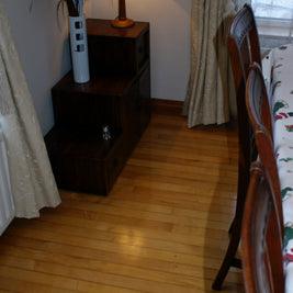 A Beautiful Reclaimed Rich Maple Strip Flooring