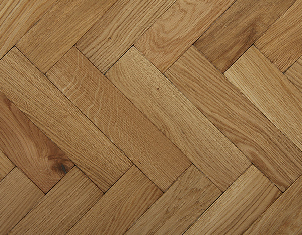 Broadleaf Natural Textured Vintage Oak Parquet Flooring