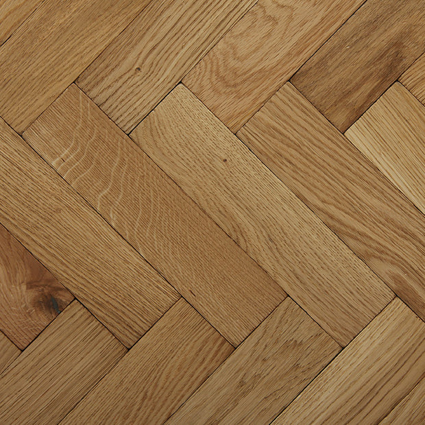 Broadleaf Natural Textured Vintage Oak Parquet Flooring