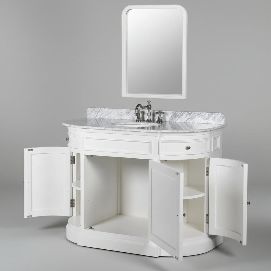 The Regent Single Rounded Vanity Unit