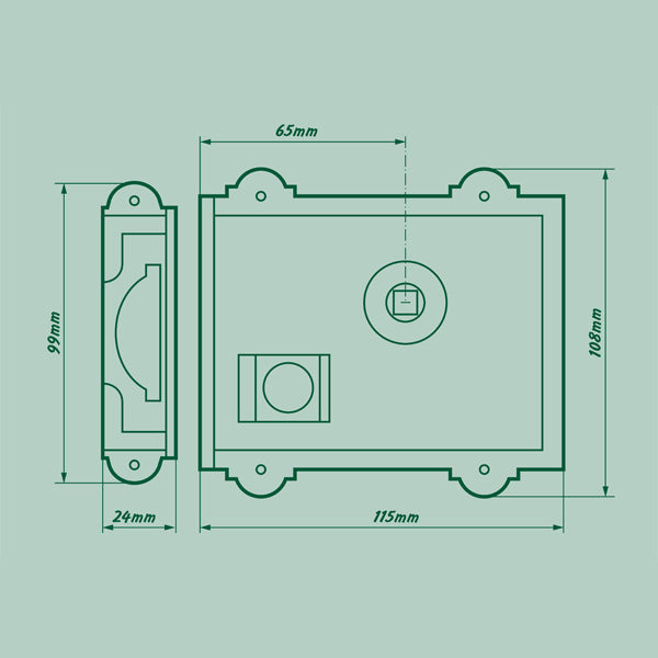 Regency Rim Latch