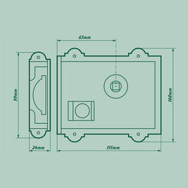 Regency Rim Latch