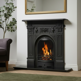 Victorian Style Cast Iron Fireplace