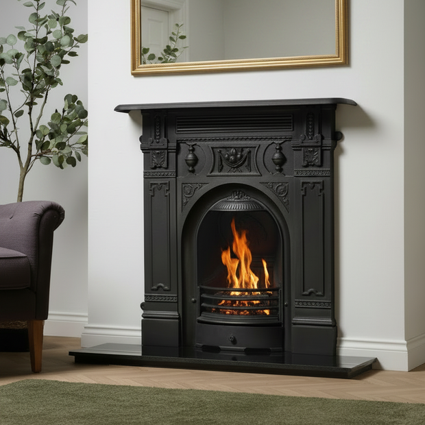 Victorian Style Cast Iron Fireplace