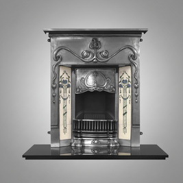 Valentine Cast Iron Combination Fireplace