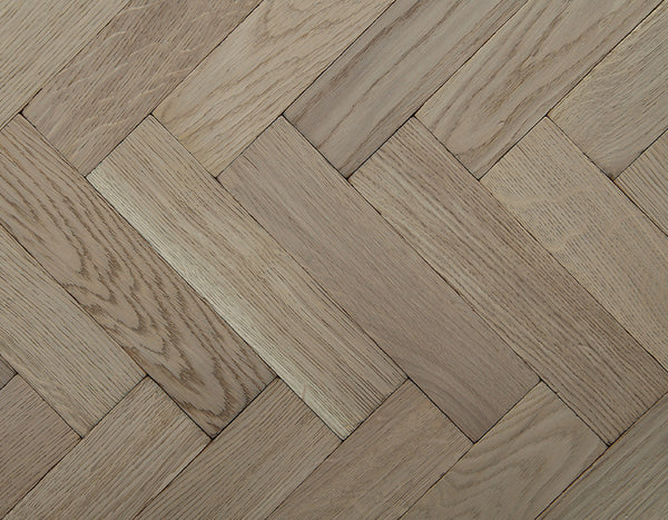 Broadleaf Silvered Textured Vintage Oak Parquet Flooring