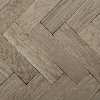 Broadleaf Silvered Textured Vintage Oak Parquet Flooring