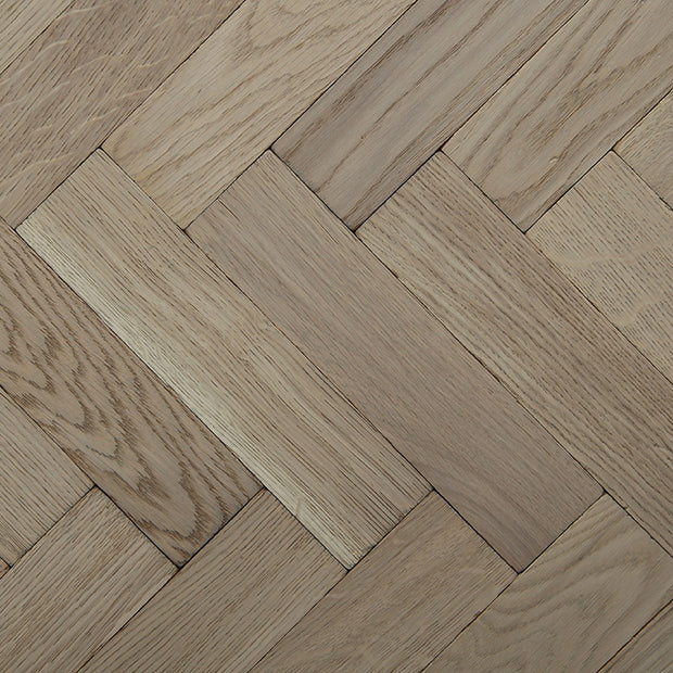 Broadleaf Silvered Textured Vintage Oak Parquet Flooring