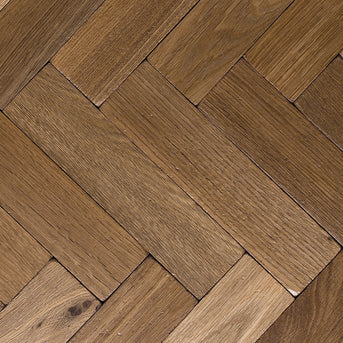 Broadleaf Smoked Vintage Oak Parquet Flooring