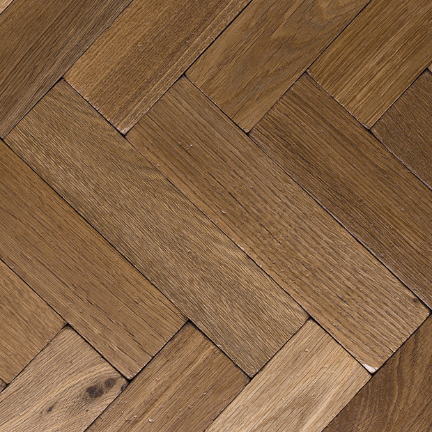 Broadleaf Smoked Vintage Oak Parquet Flooring
