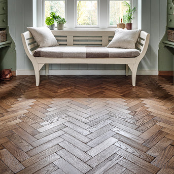 Broadleaf Rich Textured Vintage Oak Parquet Flooring