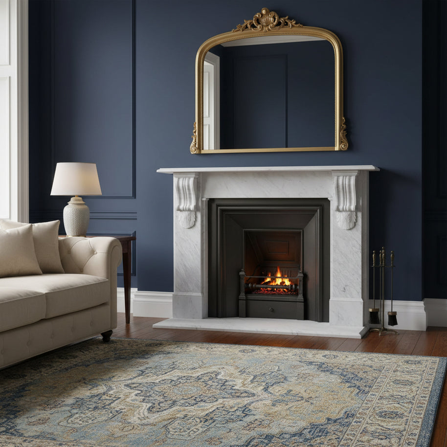 Late Victorian fireplace surround