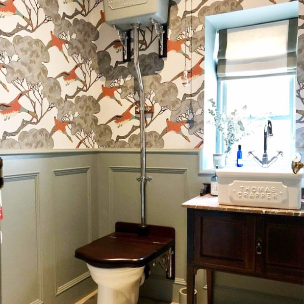 High-level WC Set with 814 Cast Metal Cistern