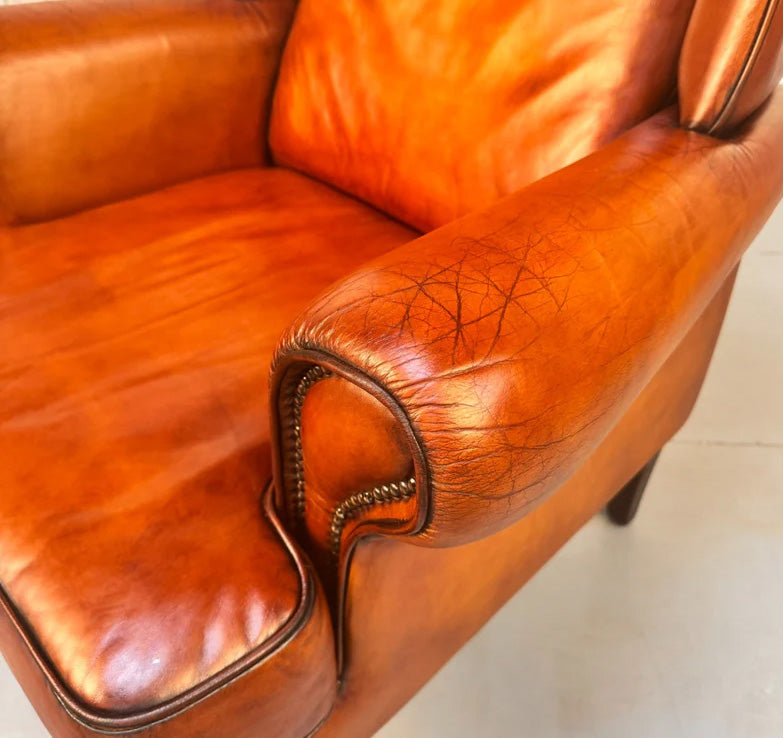 Danish wingback chair