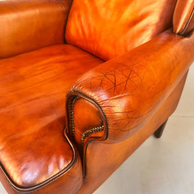Danish wingback chair