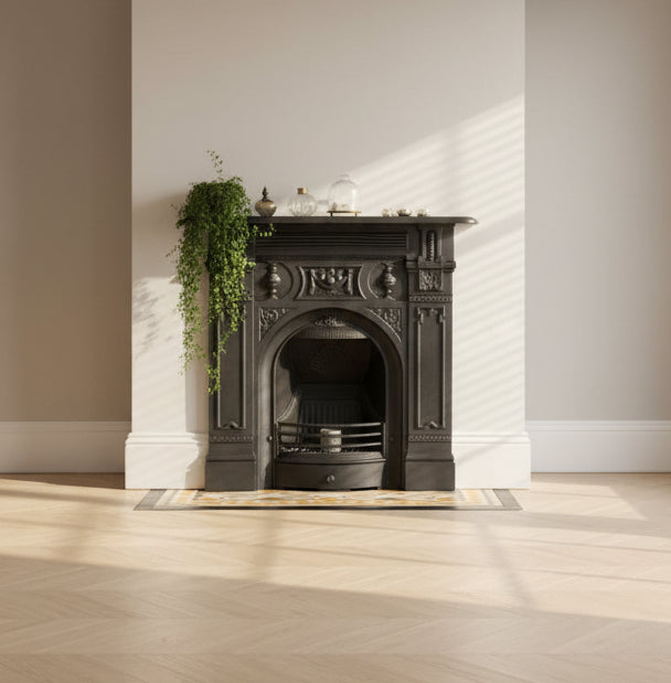 Victorian Style Cast Iron Fireplace