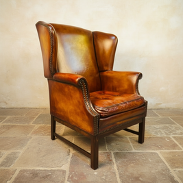 Danish wingback chair