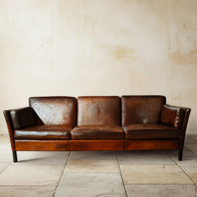Box Design Three-Seater Sofa