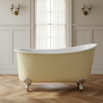 French Style Cast Iron Tub Bath 1470mm L