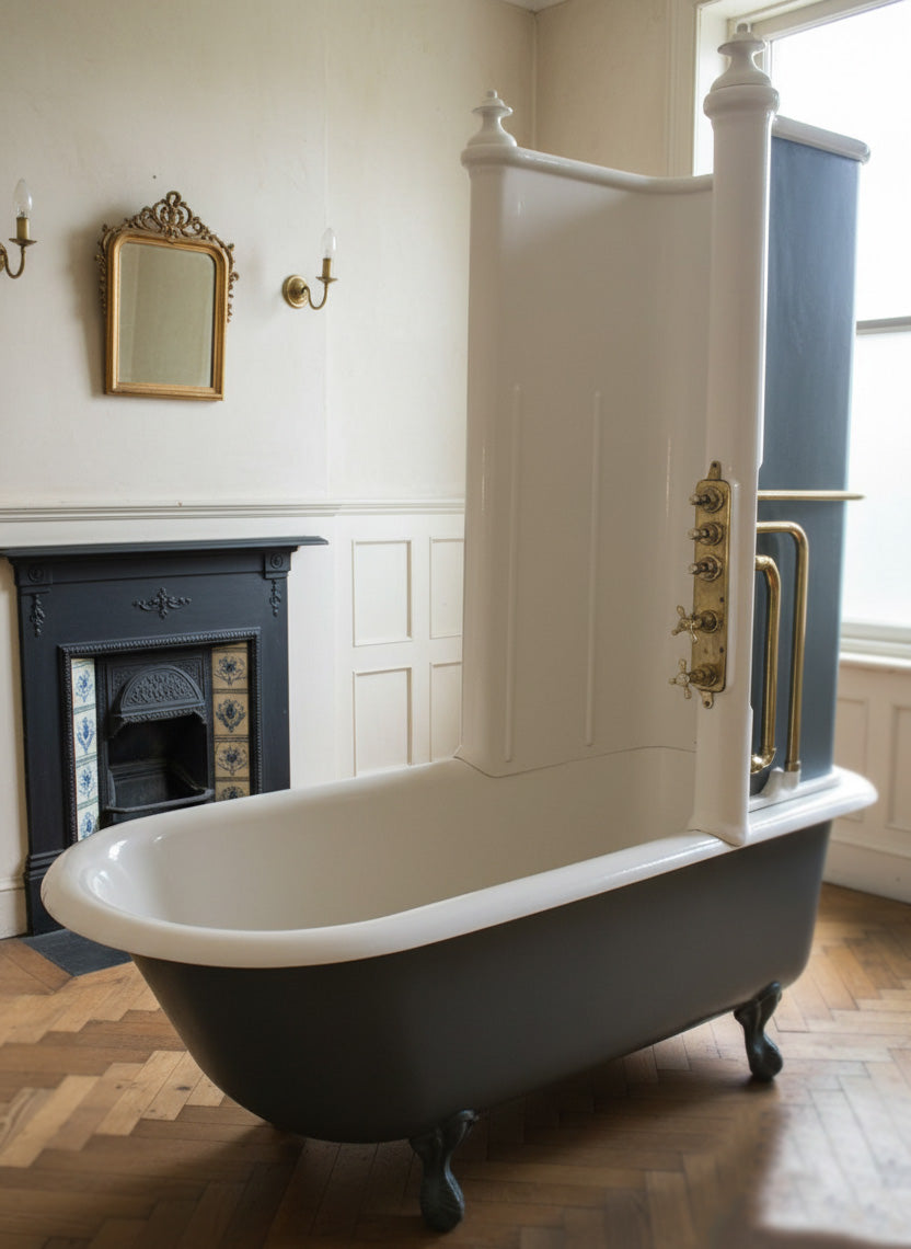 Original Restored Victorian Canopy Bath