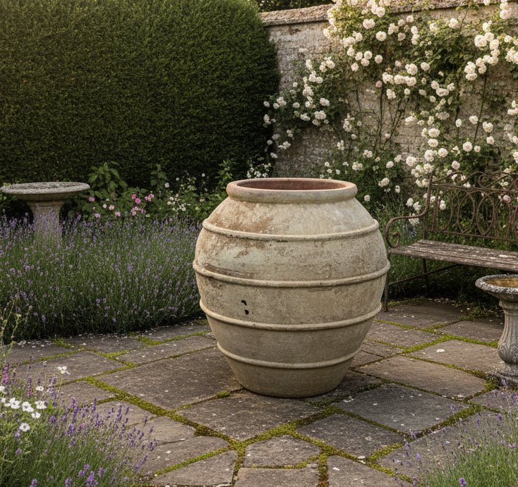 Period style Large Olive Jars