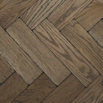 Broadleaf Worn Vintage Oak Parquet Flooring
