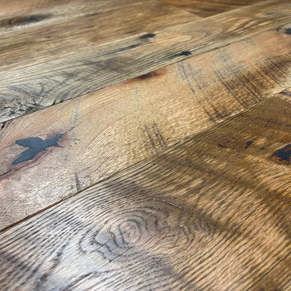 Mixed Width Amish Oak Flooring