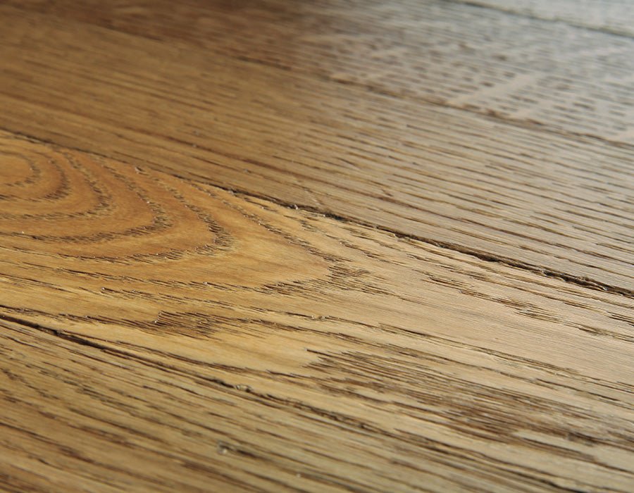 Aged Textured Vintage Oak Parquet Flooring - Wilsons Yard