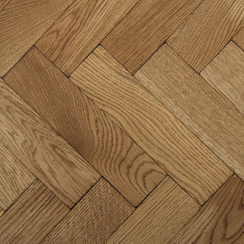 Aged Textured Vintage Oak Parquet Flooring - Wilsons Yard