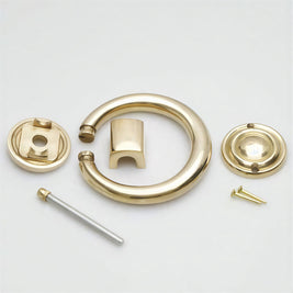 Solid Brass 4 Inch Ring Door Knocker