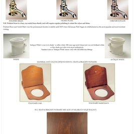 Complete High-level WC Set with Ceramic Cistern