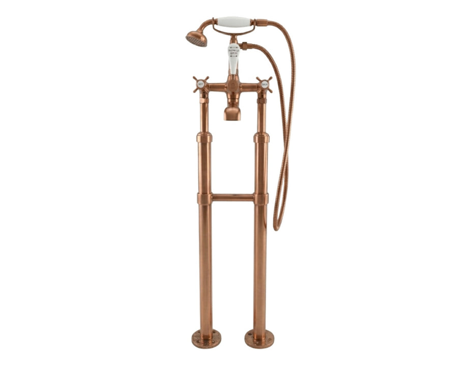 French Polished Copper Bateau Bath
