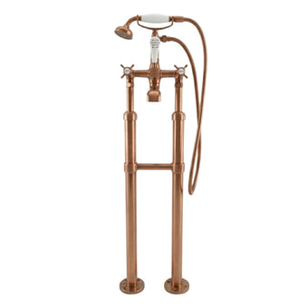 French Polished Copper Bateau Bath