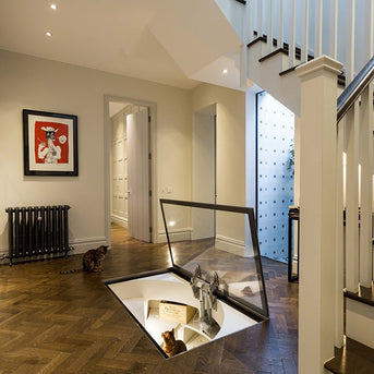 Dark Vintage Oak Parquet Flooring - Wilsons Yard