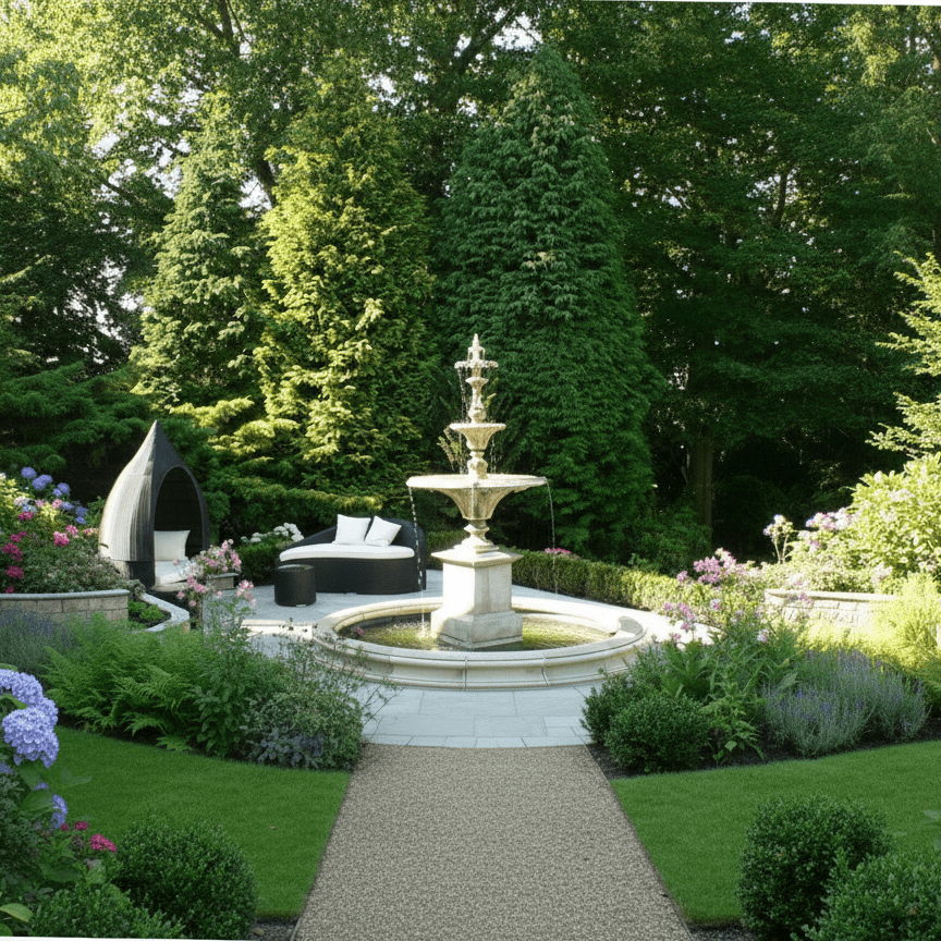Decorative 3 Tier Victorian water fountain - Wilsons Yard