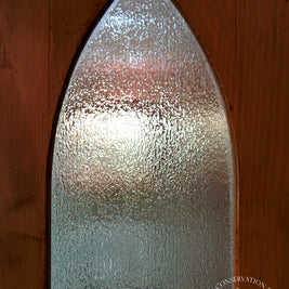 Gothic Style Glazed Door Made From Reclaimed Pine